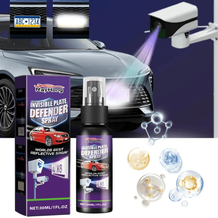 Spray Masquant La Plaque D'immatriculation