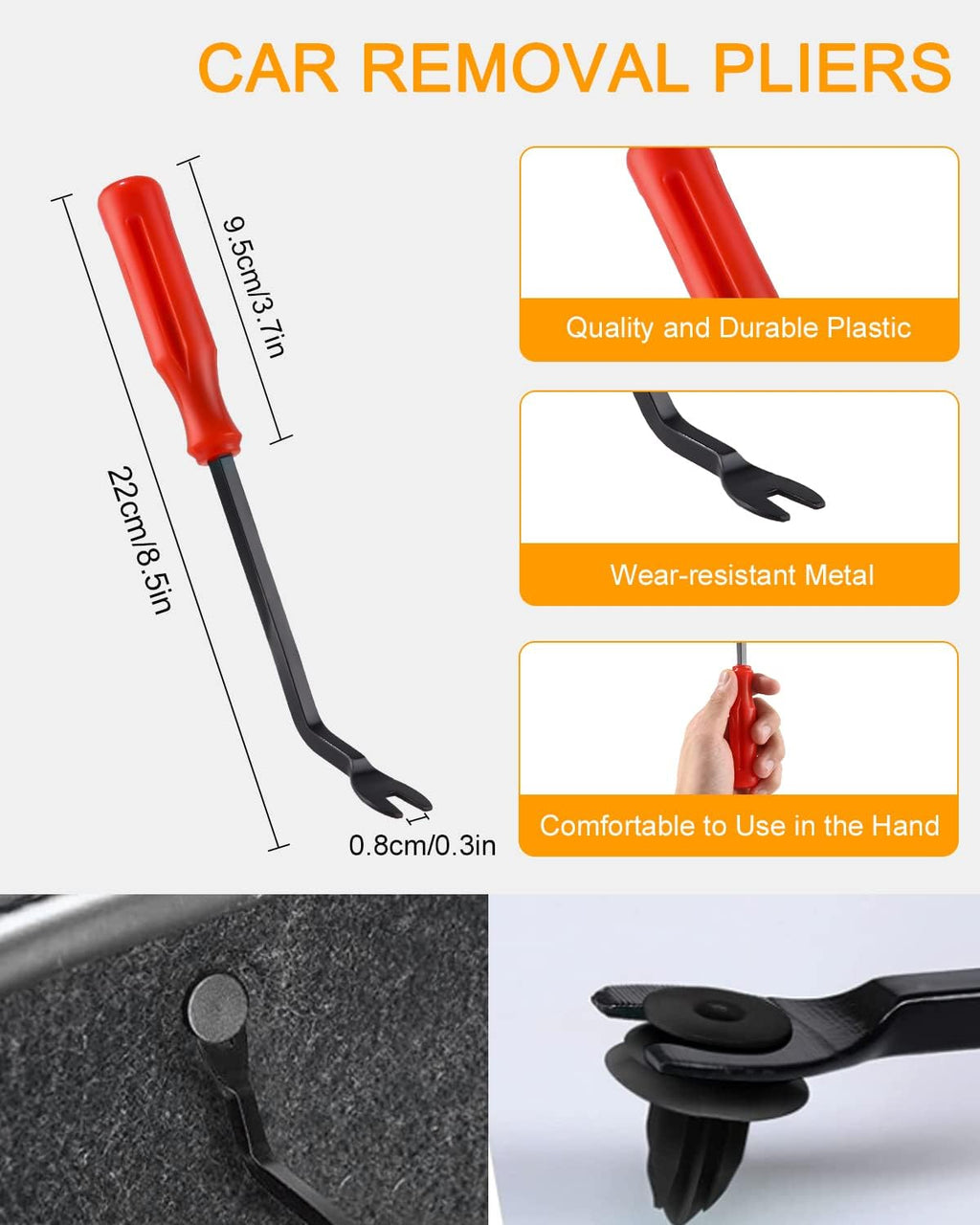 Kit de 925 clips de fixation pour voiture