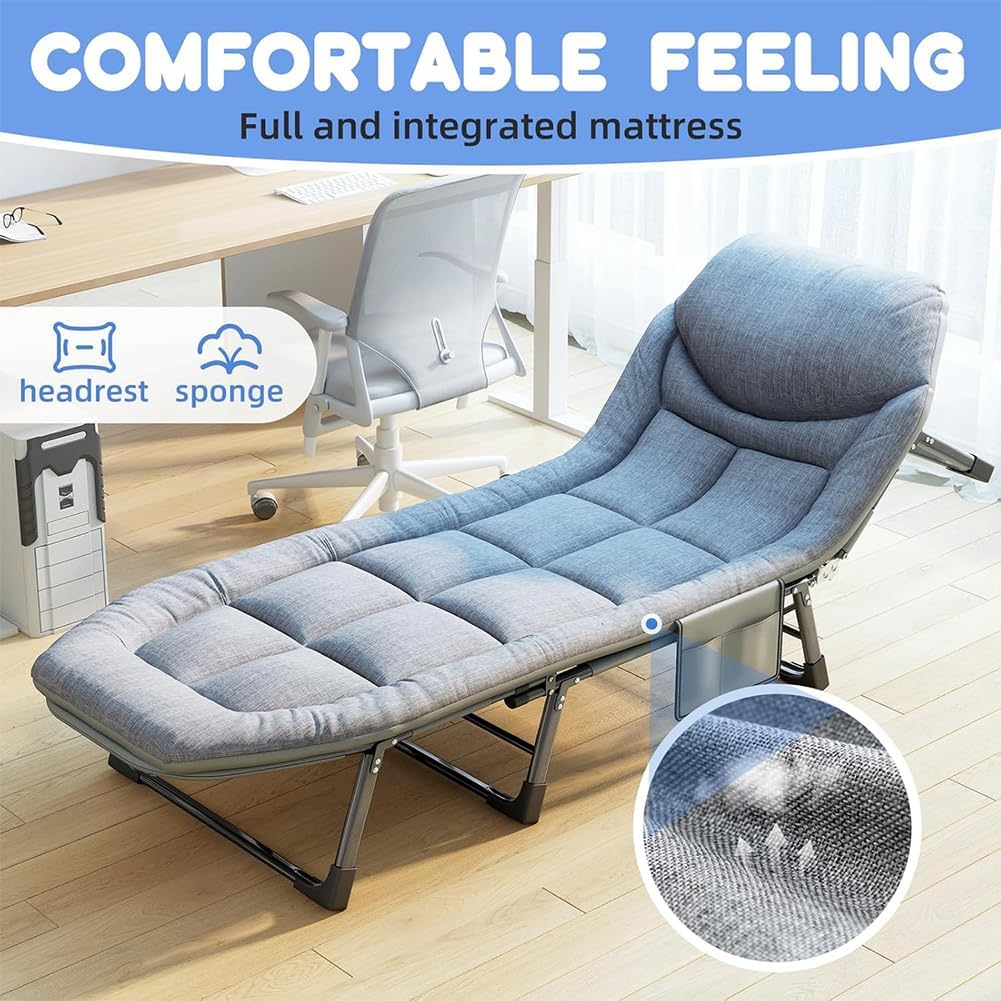 Lit pliant portable réglable