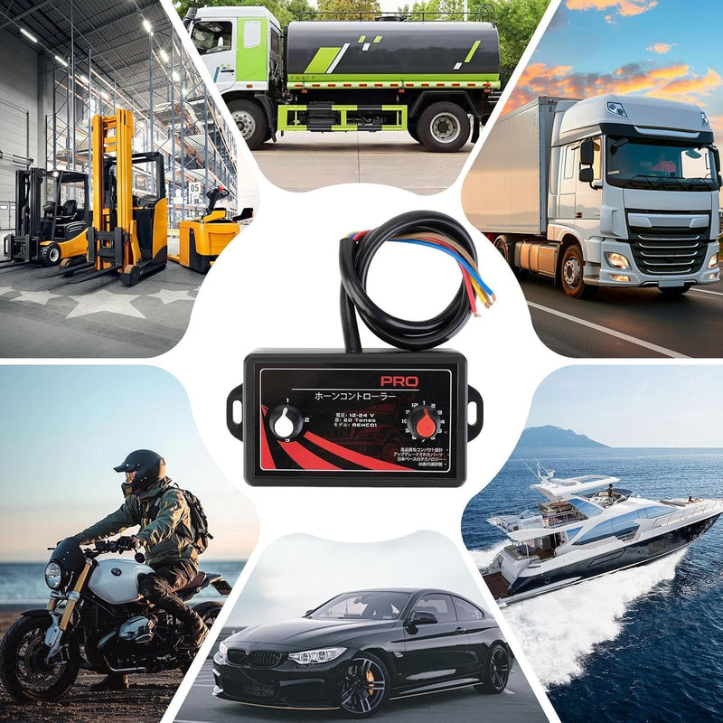 🔥BLACK FRIDAY🔥 Contrôleur De Klaxon à 25 Tons Multi-Tonalités