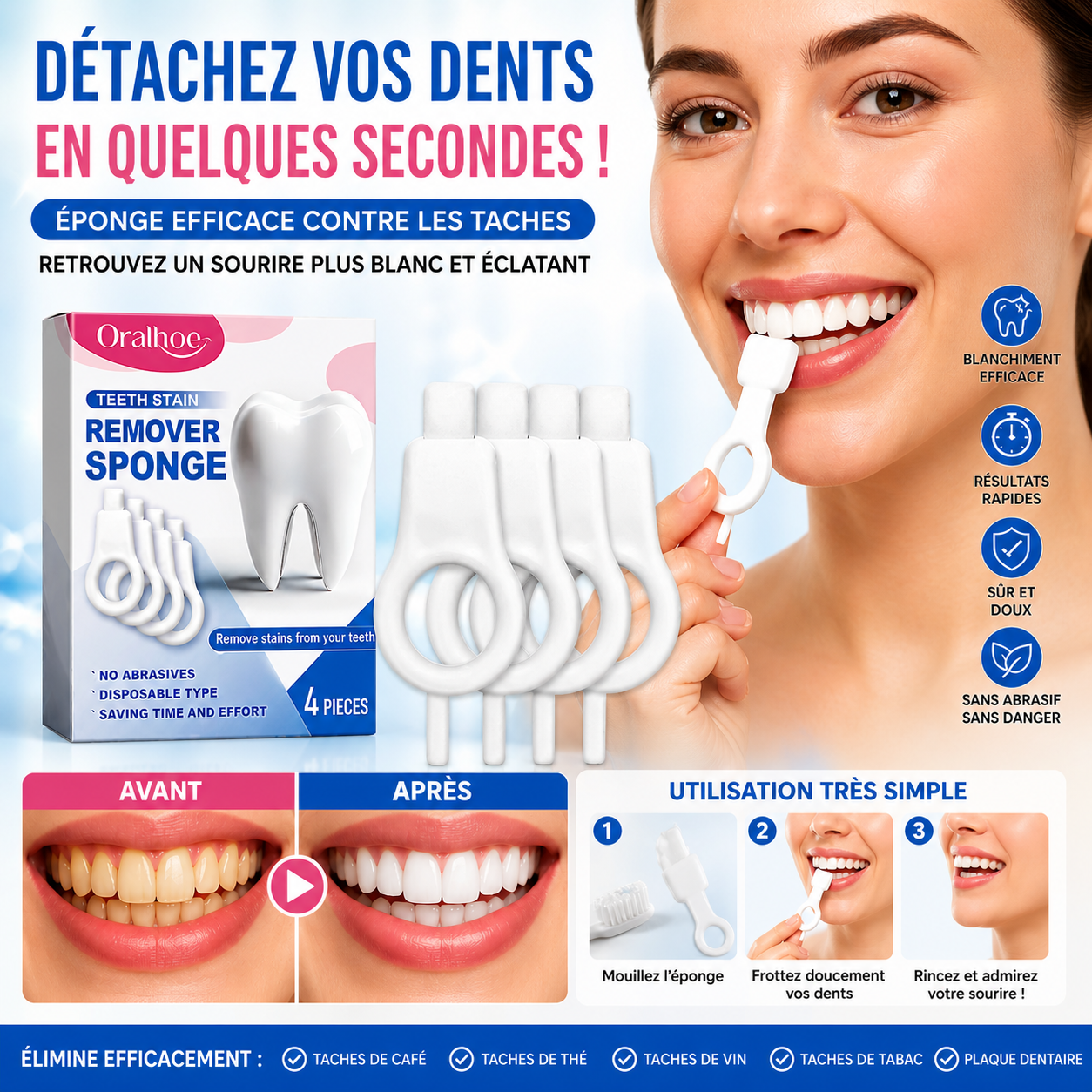 Souriez avec Confiance : Dites Adieu aux Dents Jaunes