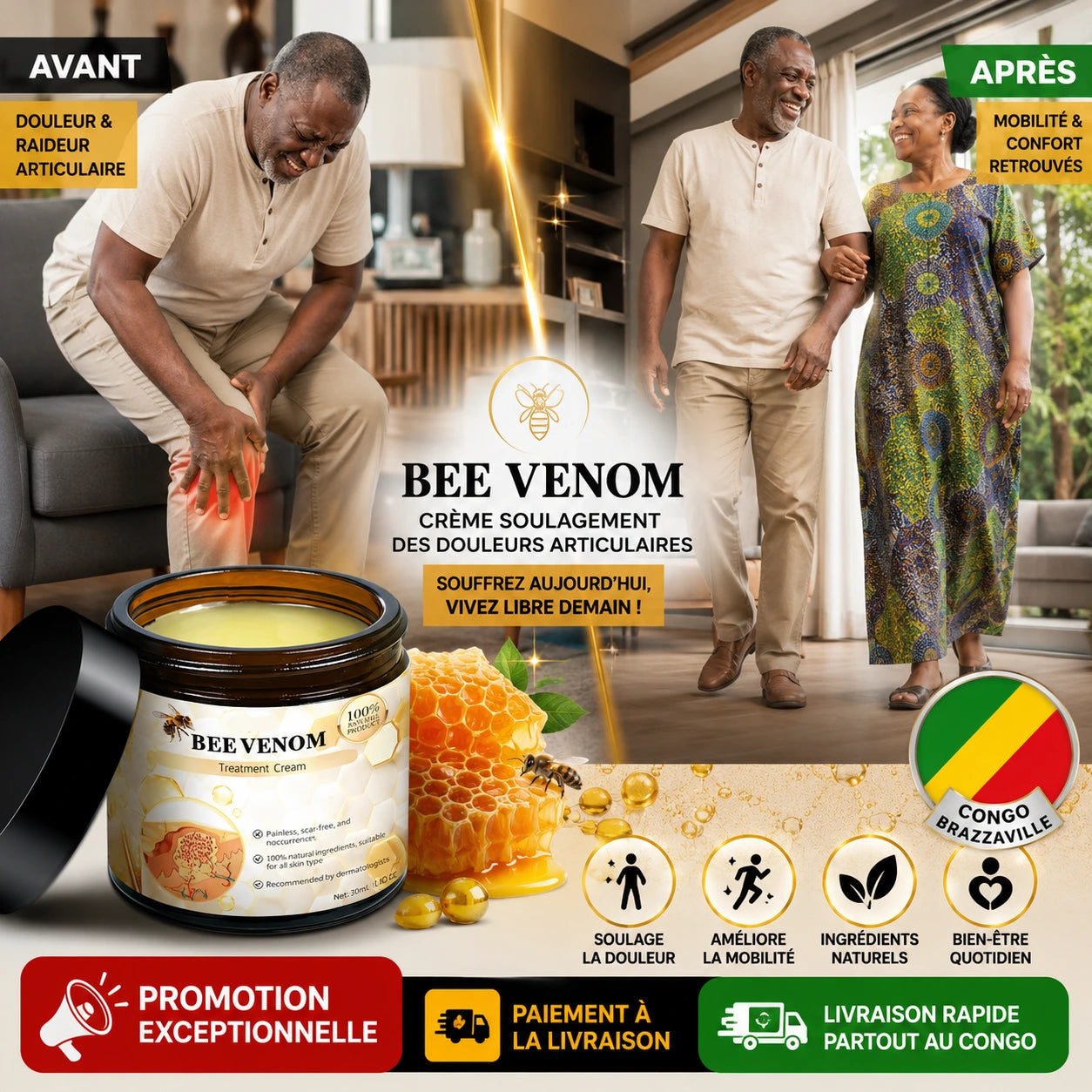 CRÈME BEE VENOM DOULEURS ARTICULAIRES
