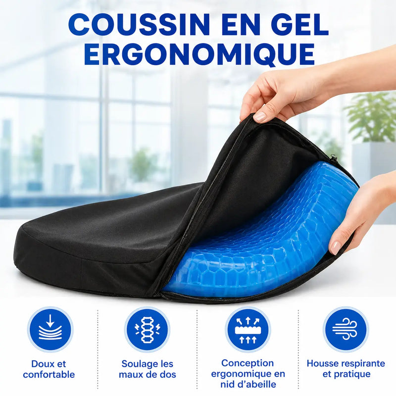 Coussin en Gel Ergonomique