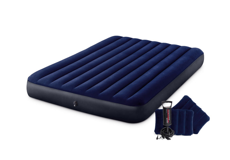 Matelas Gonflable 2 Places Avec Pompe (PROMO 24h)