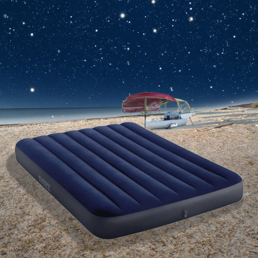 Matelas Gonflable 2 Places Avec Pompe (PROMO 24h)