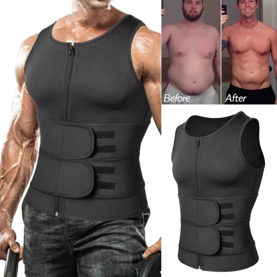 Gilet Sauna de Sudation – Brûleur de Graisse & Gainage Express