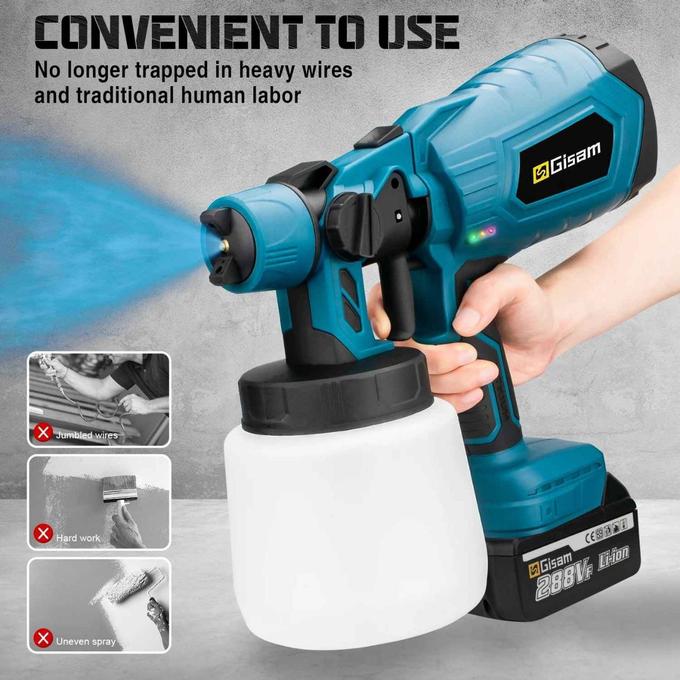 Pistolet De Peinture Sans Fil