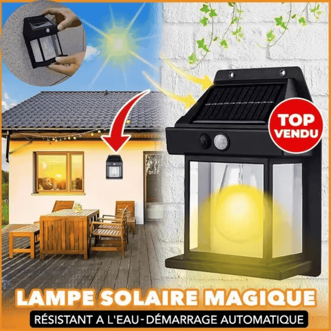 Lampe à capteur de mouvement à énergie solaire