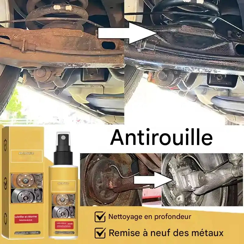 Spray professionnel antirouille pour métaux