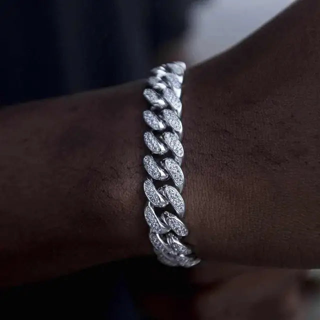 Bracelet à chaine cubaine