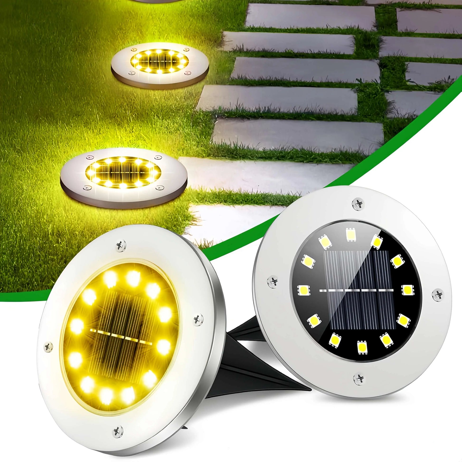🔆 Lampe solaire LED de jardin